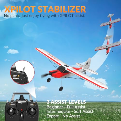 VOLANTEXRC RC Plane Trainer Sport Cub 4CH Remote Control Airplane RTF for Beginners U4716