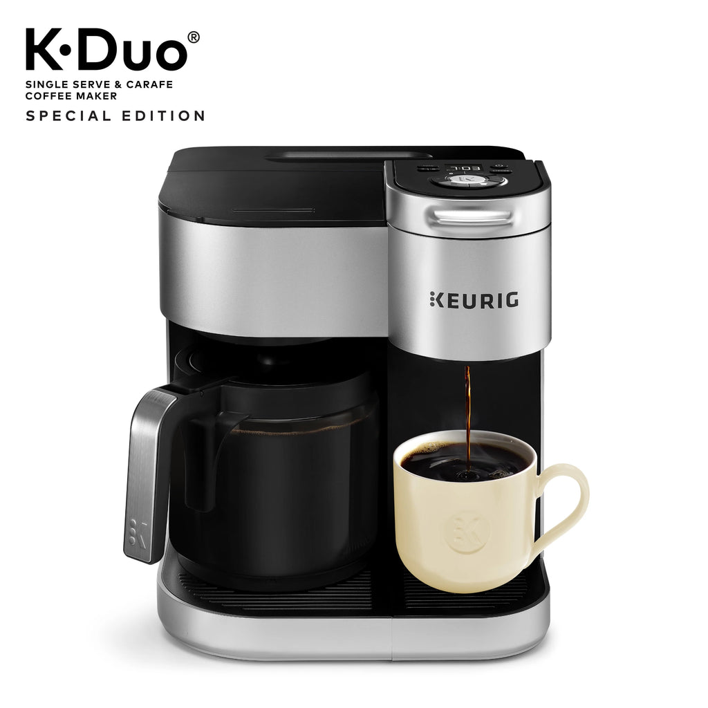 Keurig® K-Duo Special Edition Single Serve & Carafe Coffee Maker, Silver H954