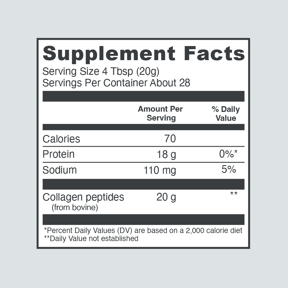 Vital Proteins Collagen Peptides Powder, Unflavored, 20 oz B63884