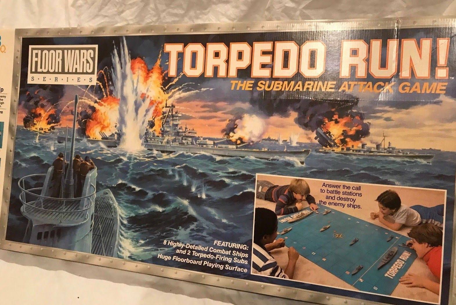 Torpedo Run Game - 1986 - Milton Bradley L1023