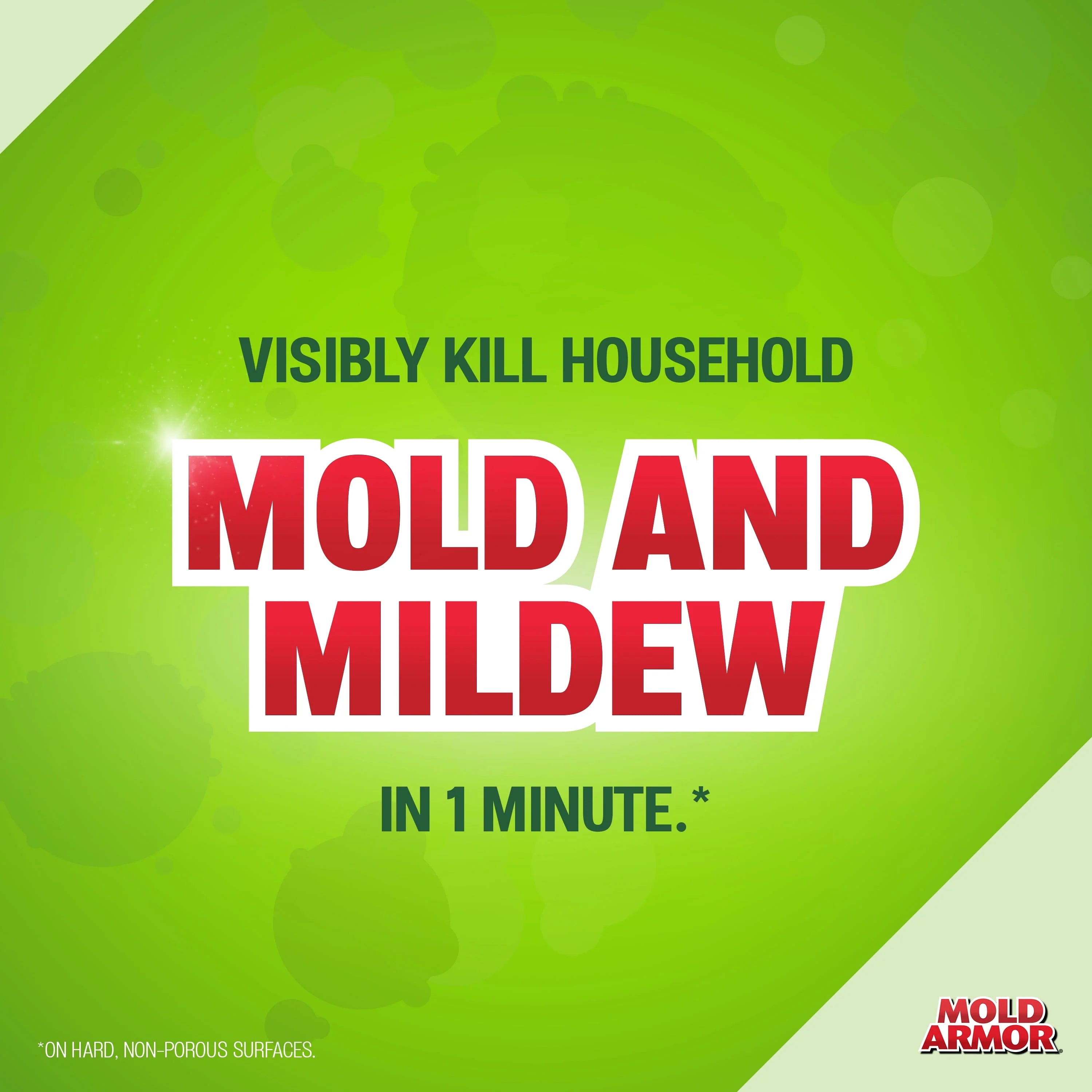 MOLD ARMOR Mold and Mildew Killer + Quick Stain Remover, 32 oz. J118723