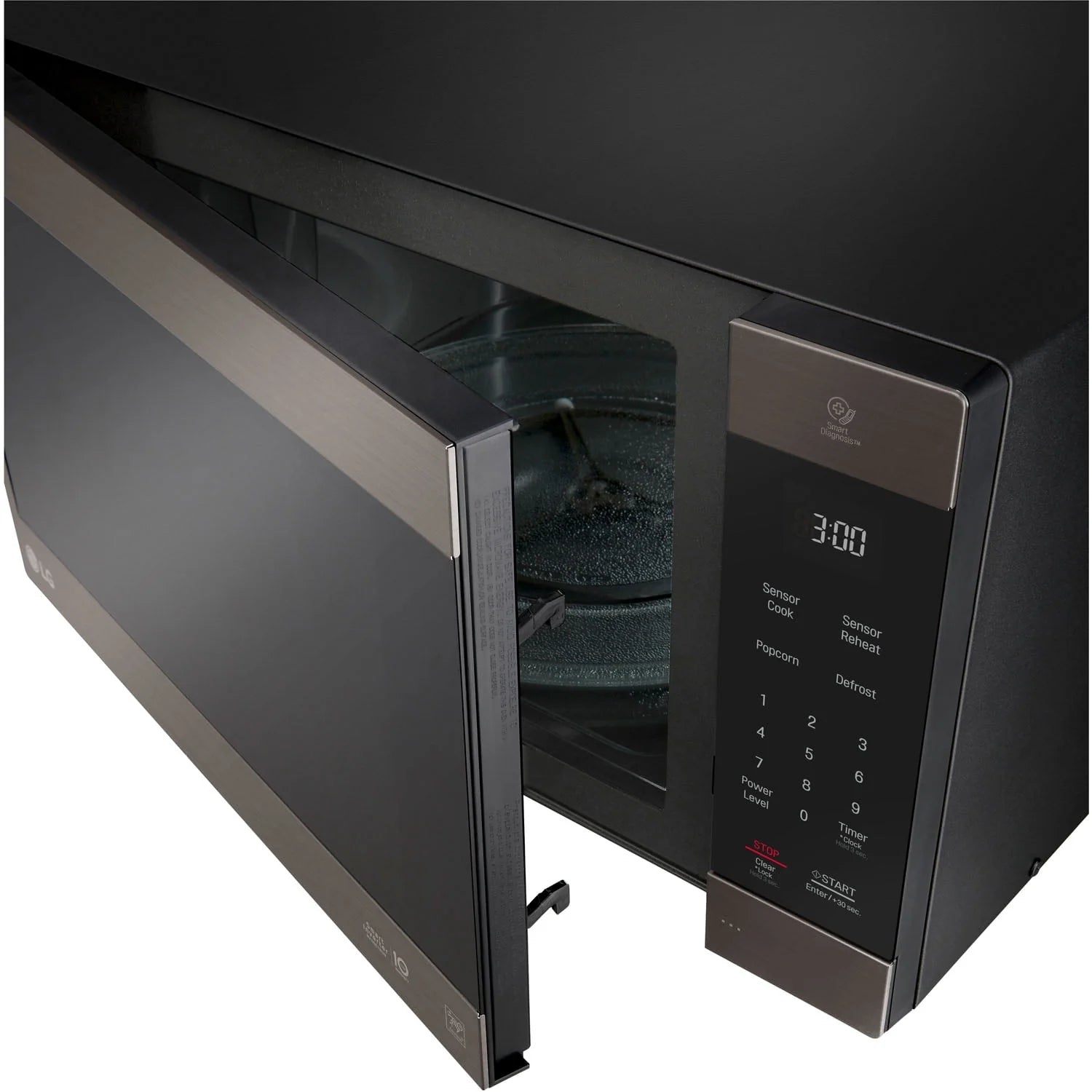 LG NeoChef 2.0 Cu. Ft. 1200W Countertop Microwave, Black Stainless Steel I169