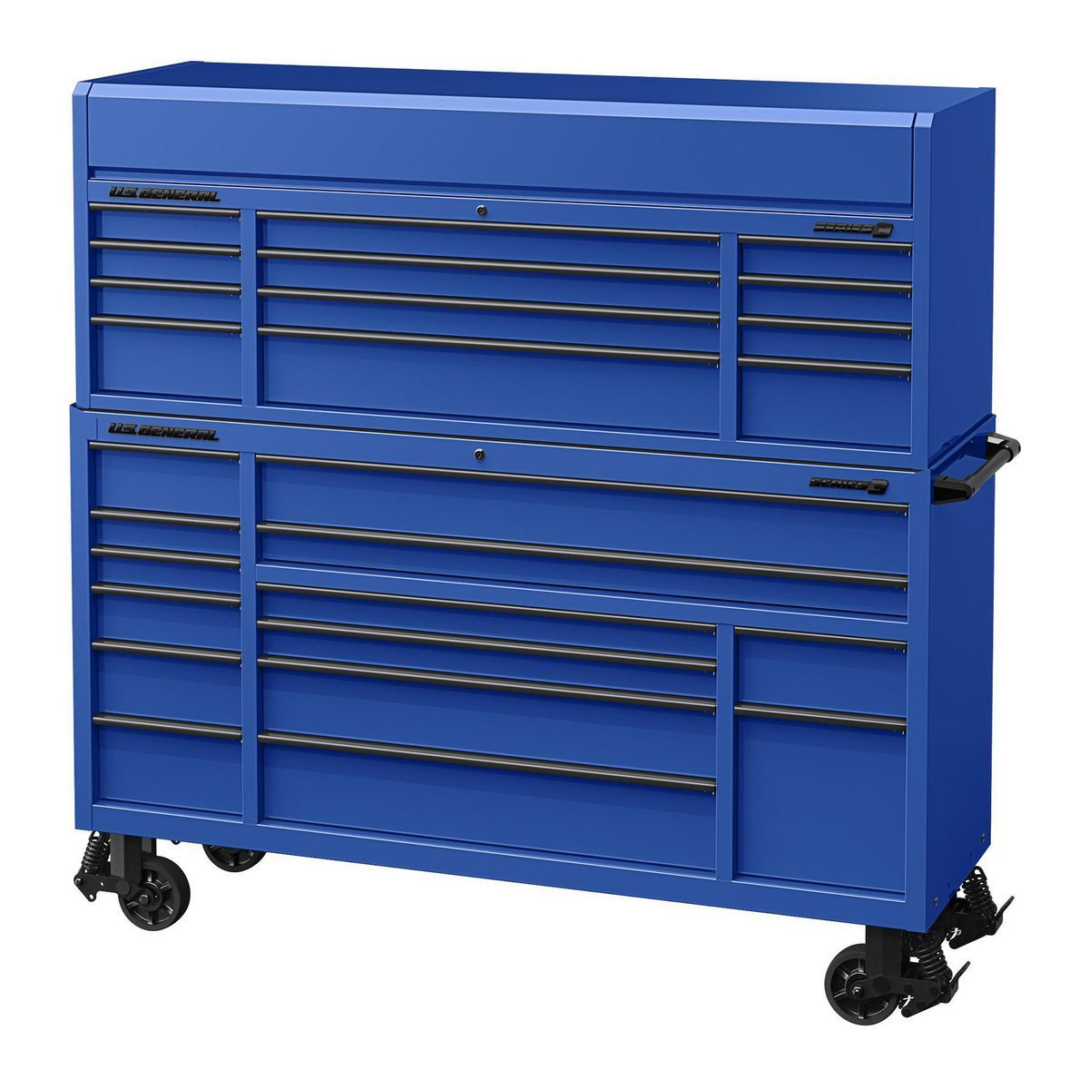 U.S. General 72 in. Triple-Bank Roll Cab, Series 3, Slate Gray V981709