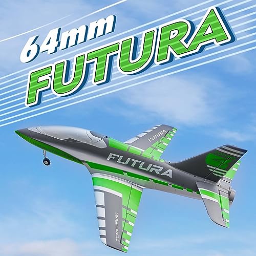FMS RC Jets Futura 64MM EDF Sport Jet Green PNP G413549