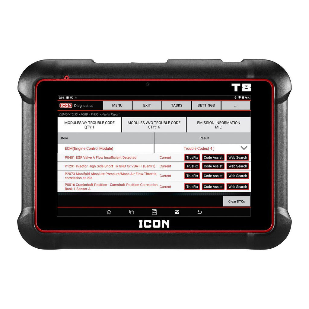 ICON T8 Professional Intelligent Diagnostic Scanner M597