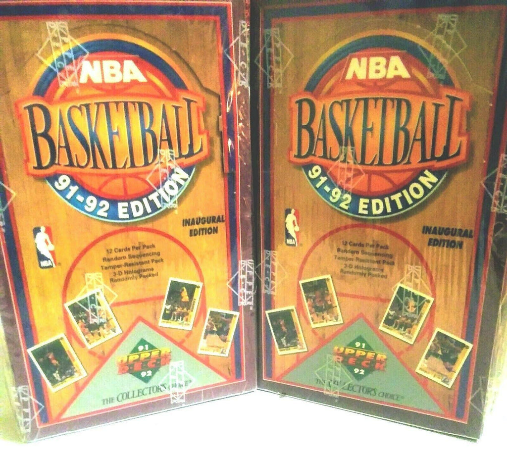 91-92 Upper Deck Basketball Factory Sealed Box Inaugural Edition F309