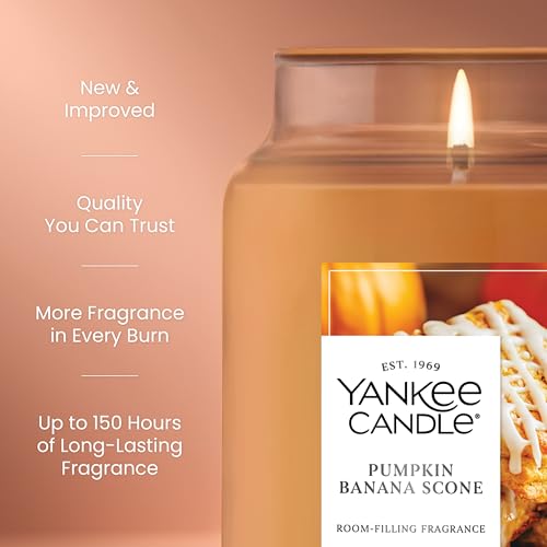 Yankee Candle Sugared Cinnamon Apple Scented Candle, 22oz Large Jar V569036