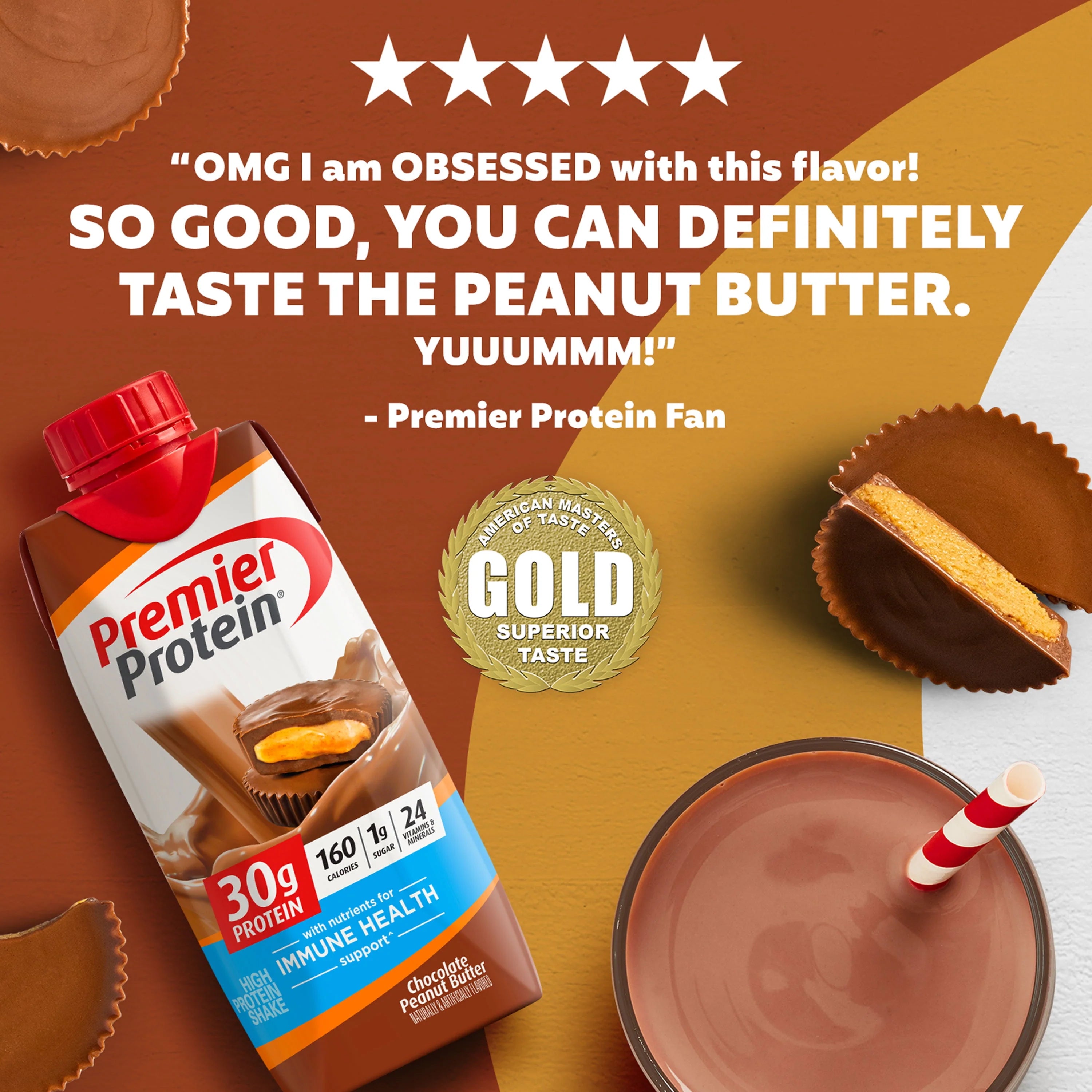Premier Protein Shake, Chocolate, 11 fl oz, 12 Ct H339
