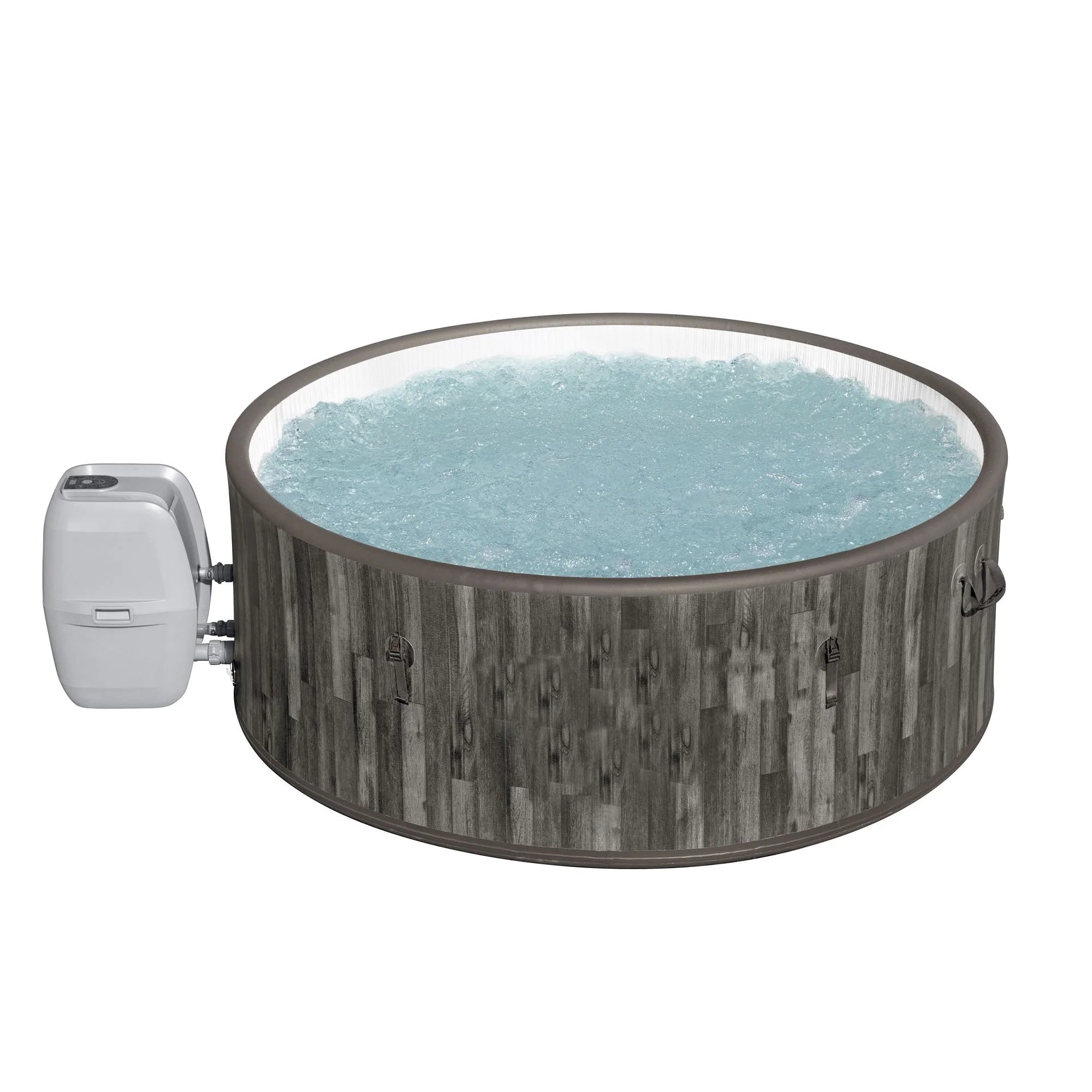 Coleman SaluSpa AirJet Inflatable Round Hot Tub, 60 Jets, Black D46266