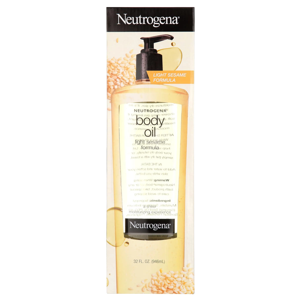 Neutrogena Light Sesame Body Oil, 32 Fl Oz F770157