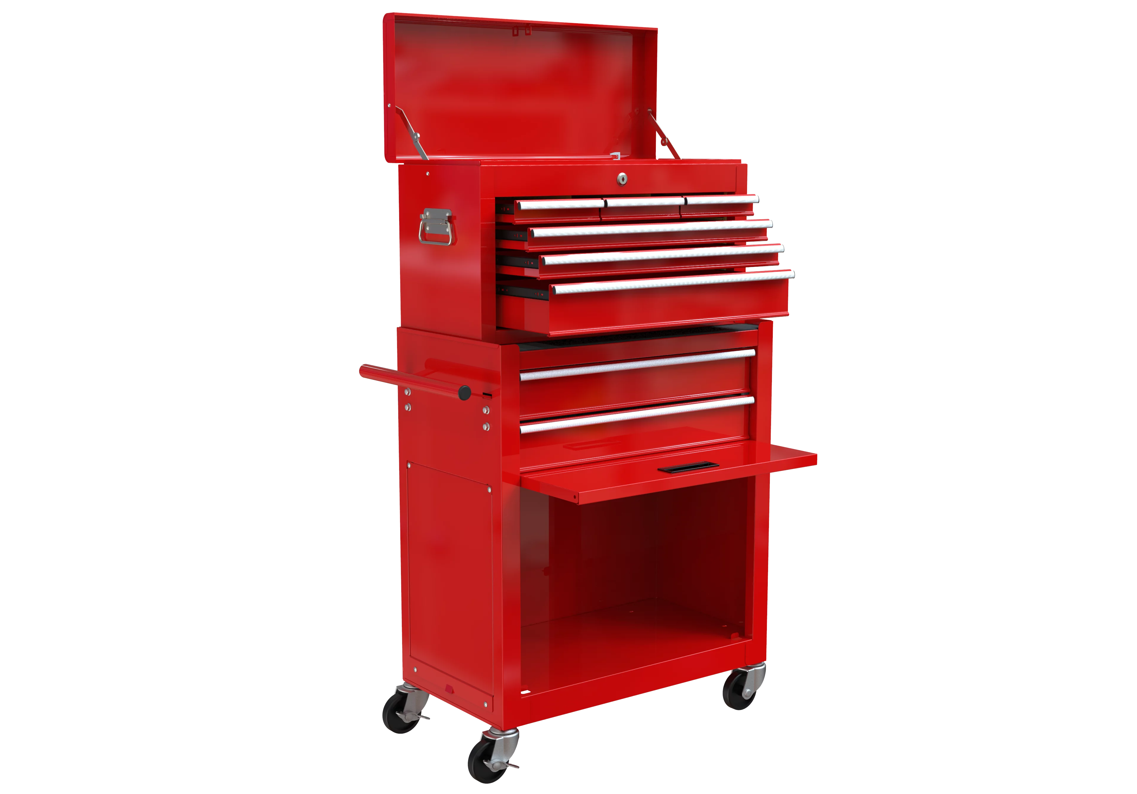 Blue 8-Drawer Rolling Tool Chest with Wheels and Lock Z60320
