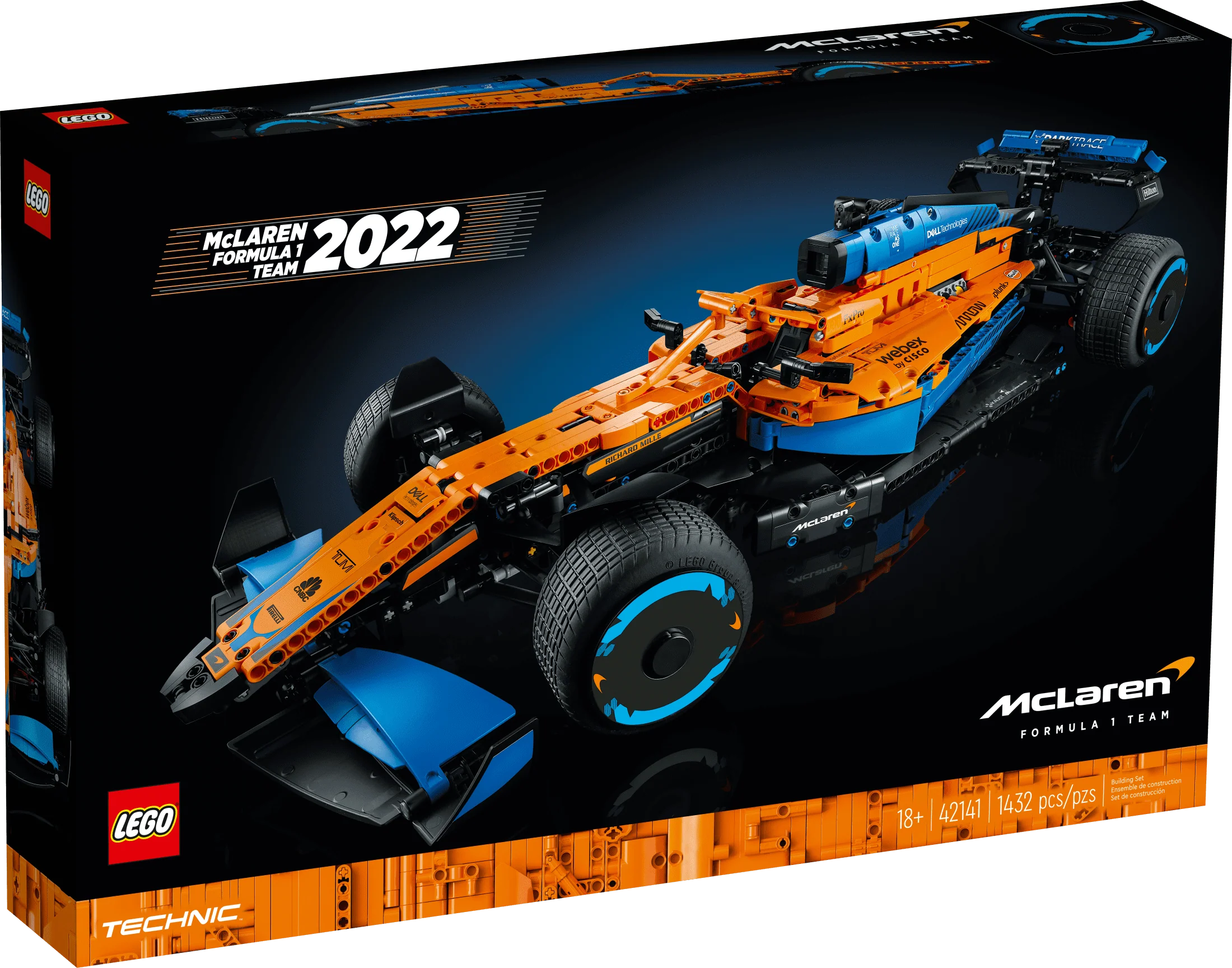 LEGO 42141 Technic McLaren Formula 1 Race Car Building Kit V627916