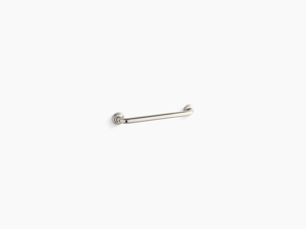 Kohler K-10541-SN Traditional 18x22 Grab Bar, Polished Nickel R4349