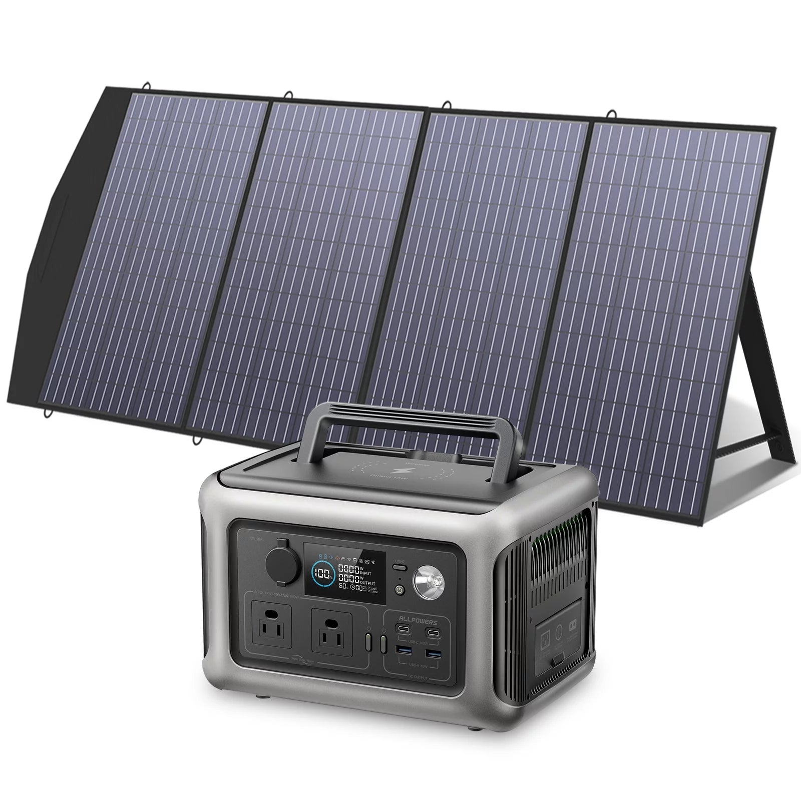 ALLPOWERS R600 Portable Power Station 600W 299Wh LiFePO4 Solar Generator C367
