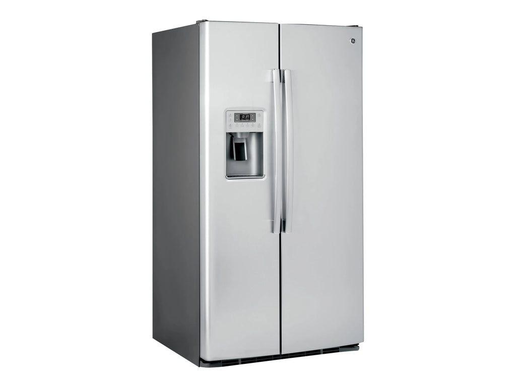 GE Profile PSS28KSHSS Side-by-Side Refrigerator with Water and Ice Dispenser, Stainless Steel Q119816