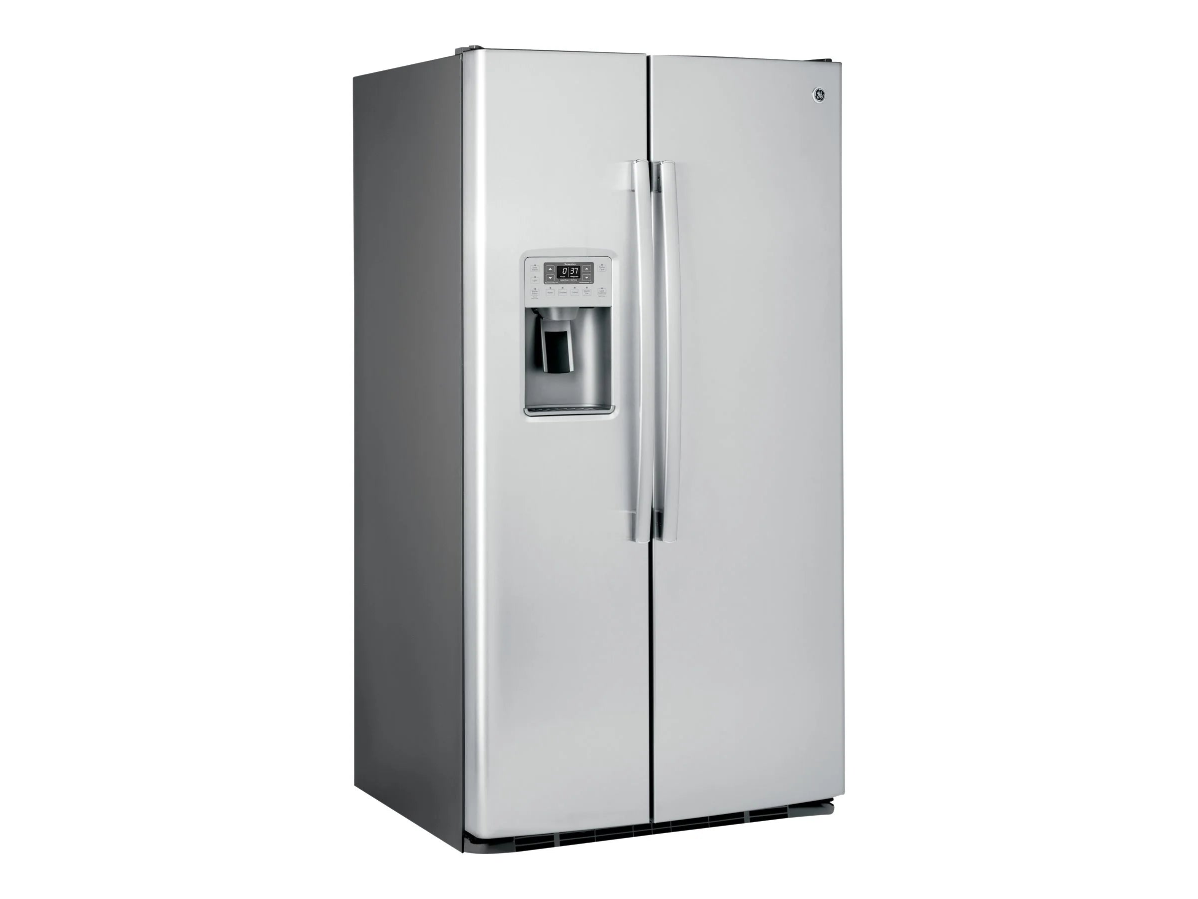 GE Profile PSS28KSHSS Side-by-Side Refrigerator with Water and Ice Dispenser, Stainless Steel Q119816