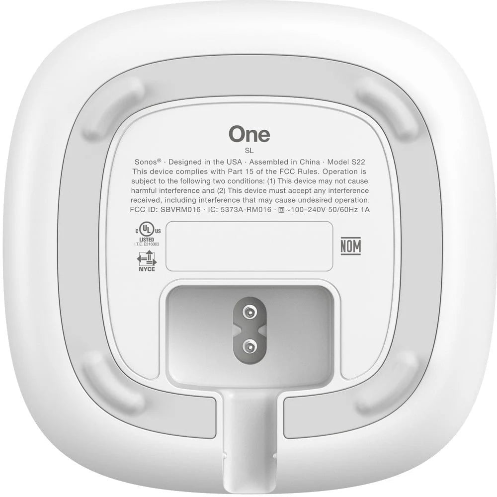 Sonos One SL Microphone-Free Smart Speaker Black U12173