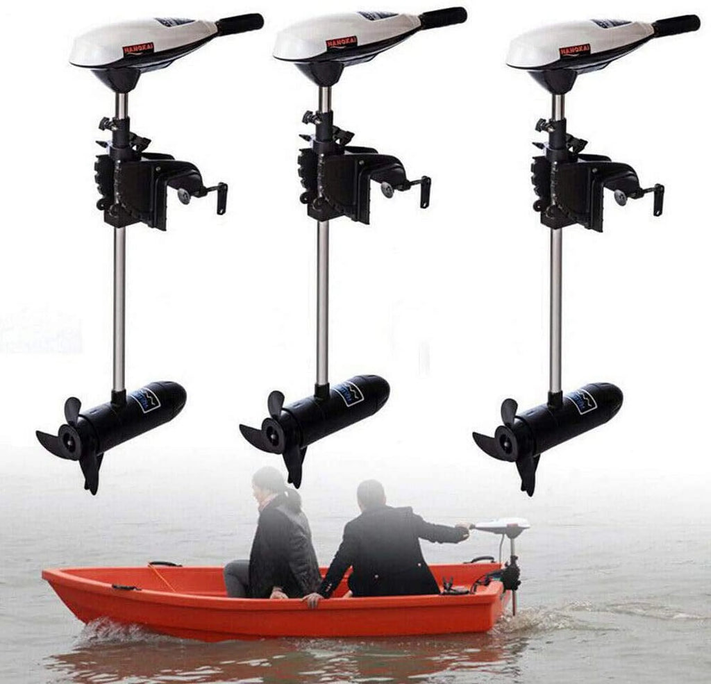 Electric Outboard Motor 12V 65lb 660W for Inflatable Fishing Boat U2669