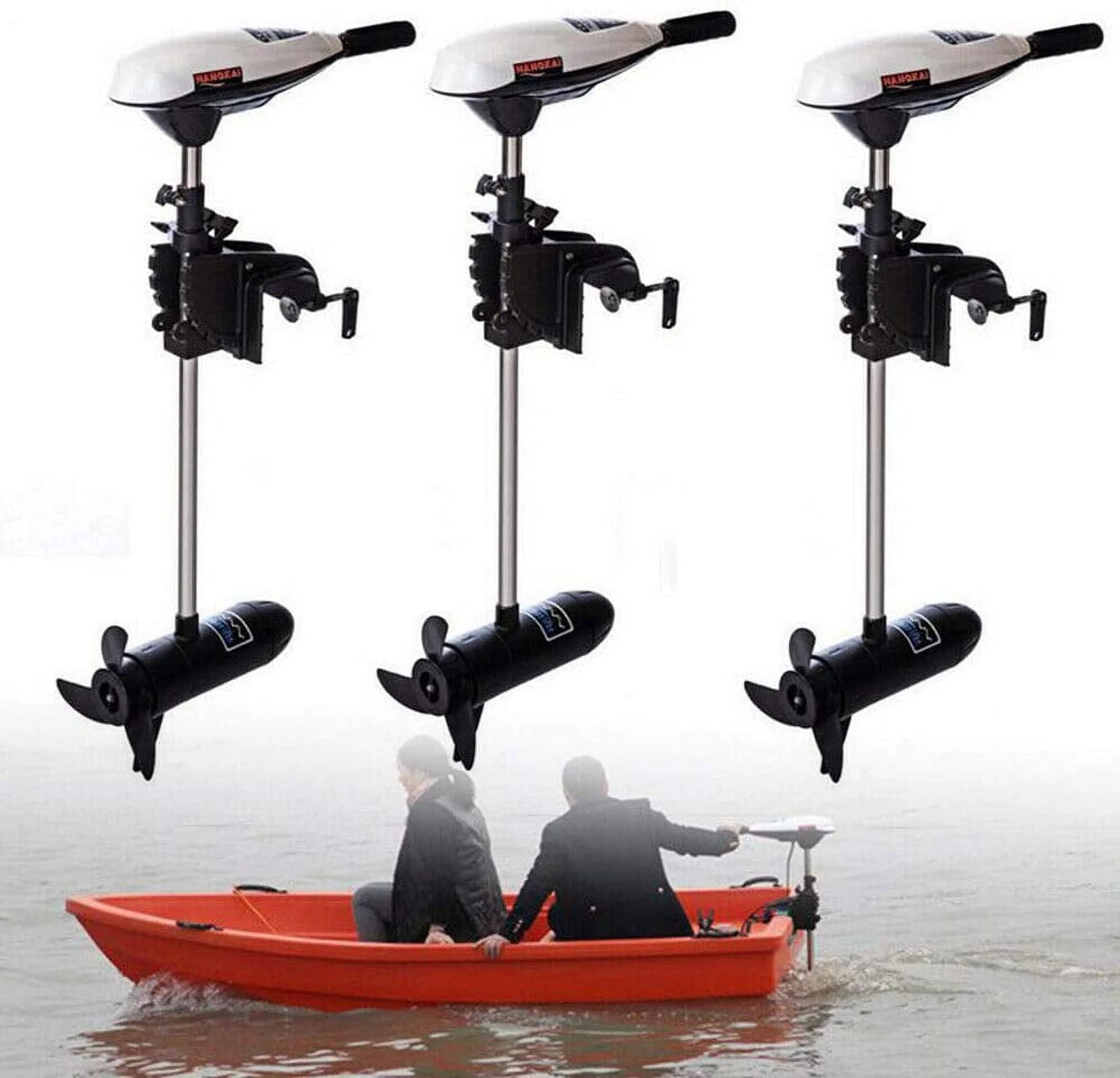 Electric Outboard Motor 12V 65lb 660W for Inflatable Fishing Boat U2669