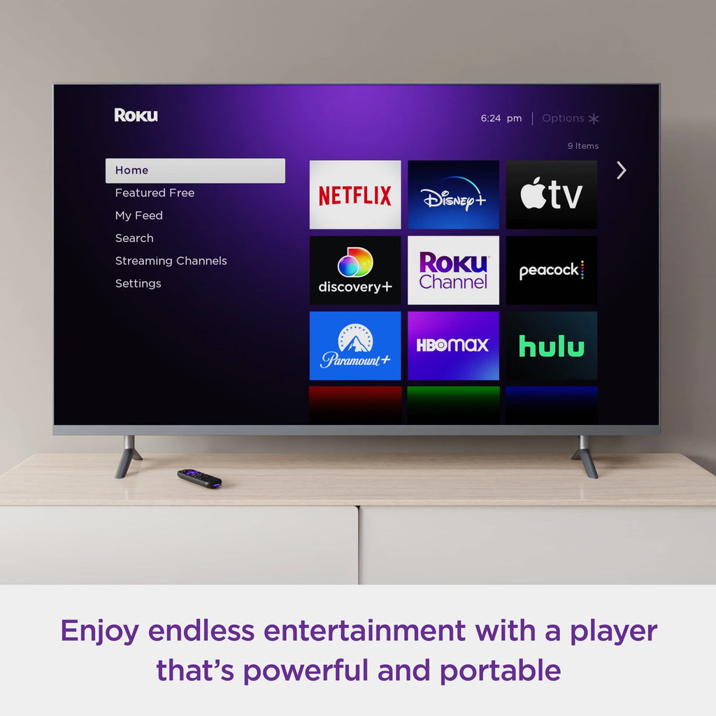 Roku Streaming Stick 4K with Voice Remote and Long-Range Wi-Fi Q53398