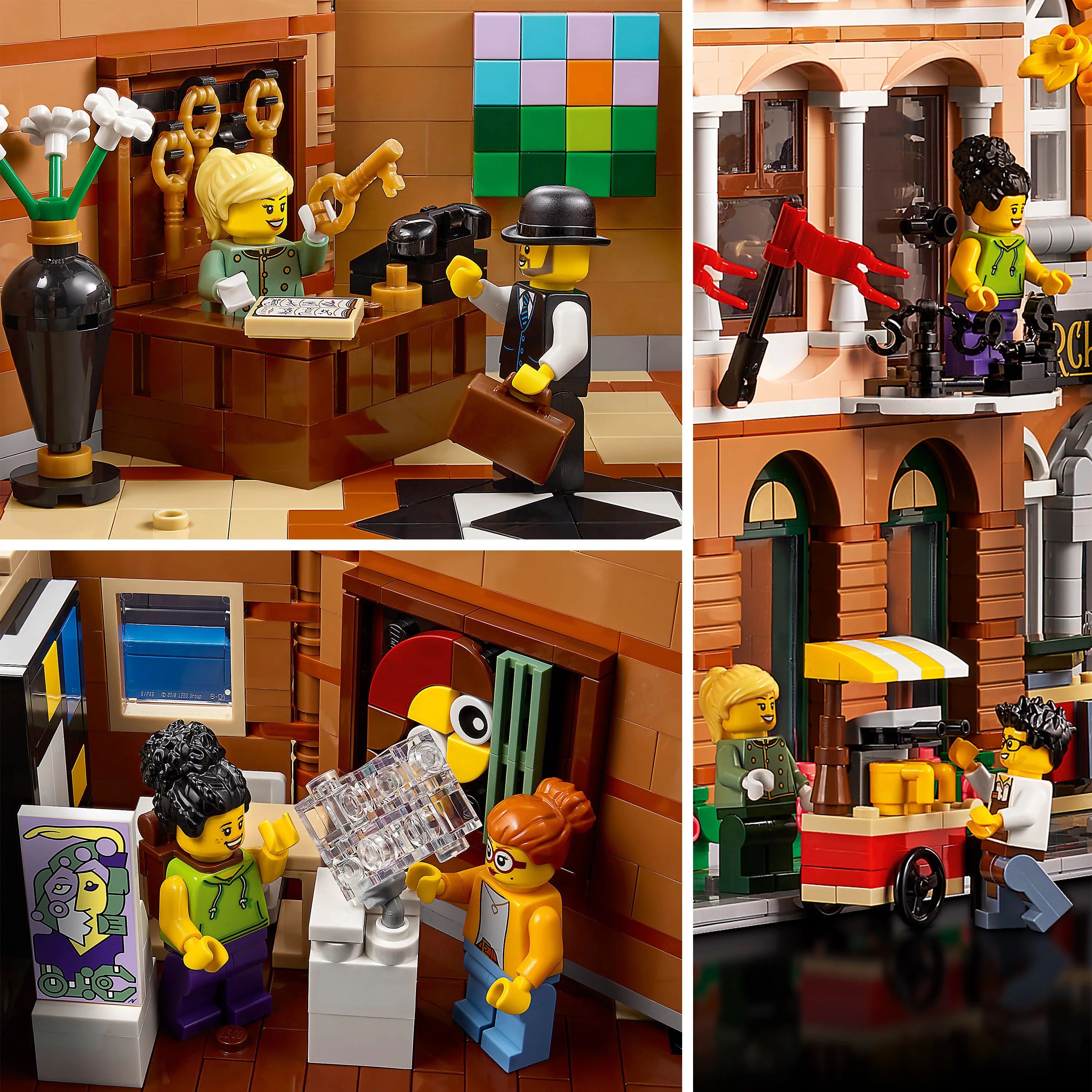 LEGO Icons Boutique Hotel 10297 Modular Building Model Kit J681506