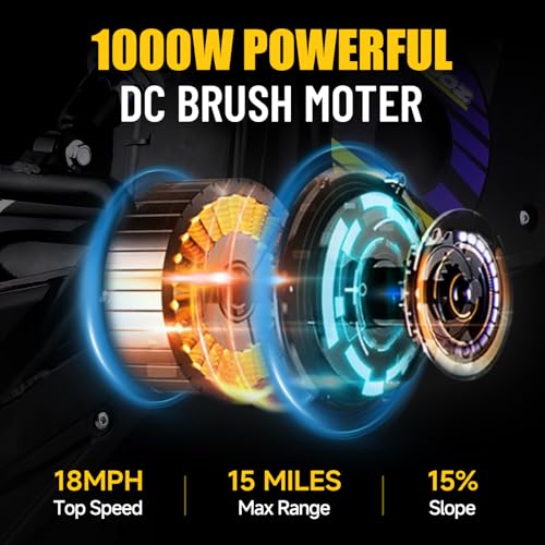 KOOZ HP112E 36V 1000W Electric Dirt Bike for Kids, Purple K601