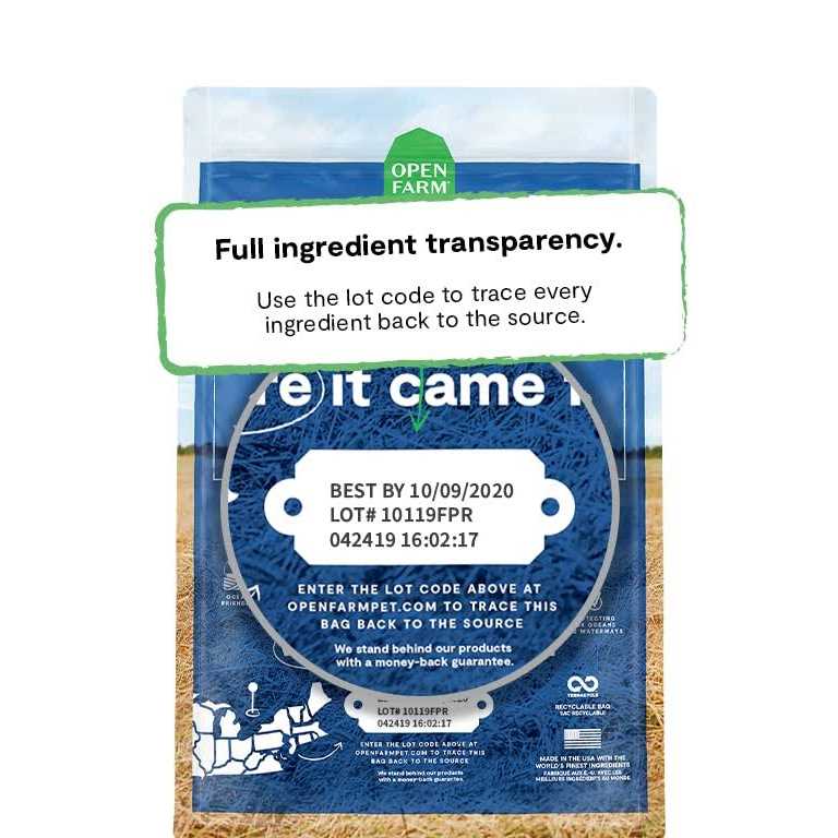 Open Farm Whitefish & Ancient Grains Dry Dog Food I8501