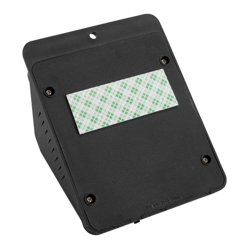 BUNKER HILL SECURITY 115 Lumen Wall-Mount Solar Security Light, Black N553