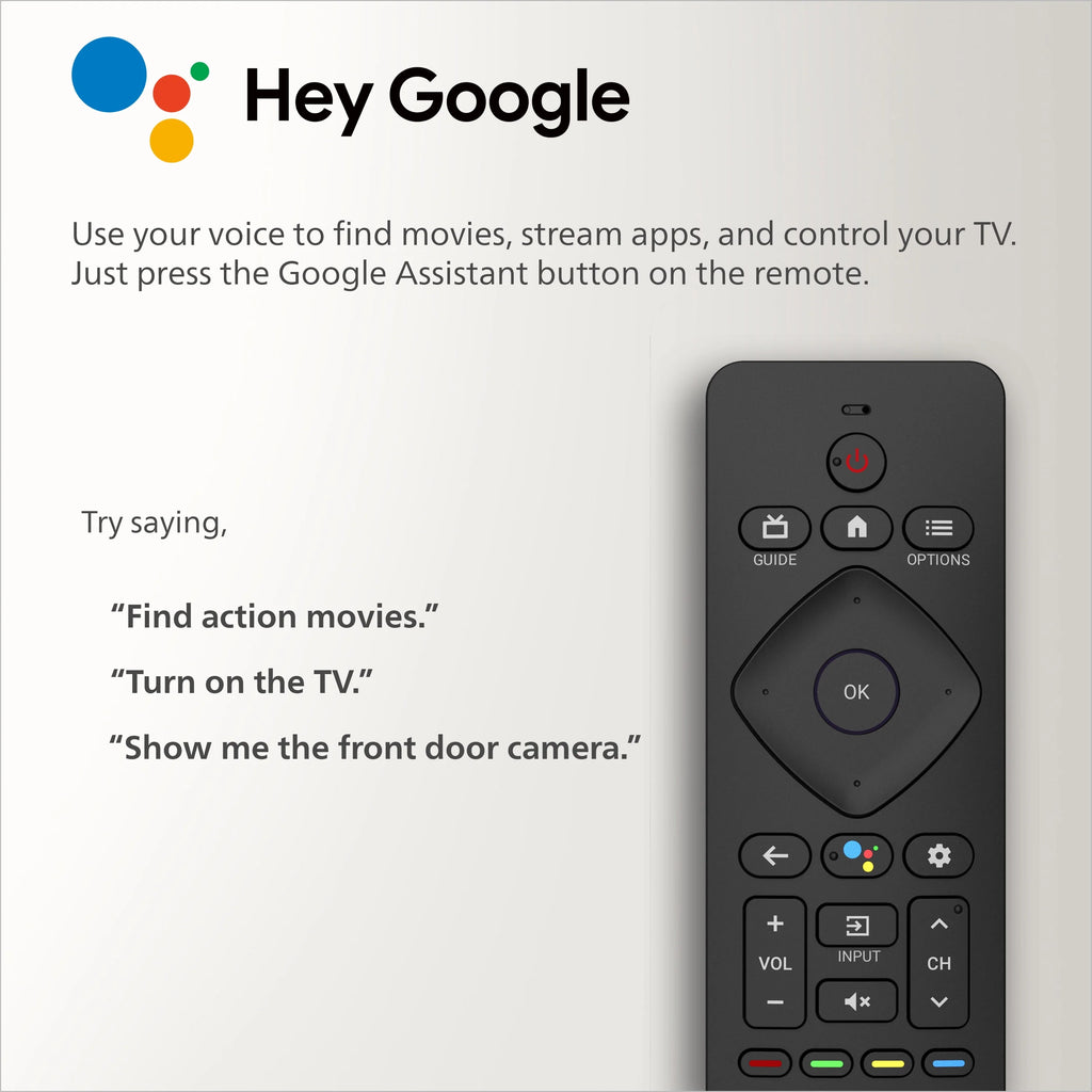 Philips 55" 4K Ultra HD Google Smart LED TV S282