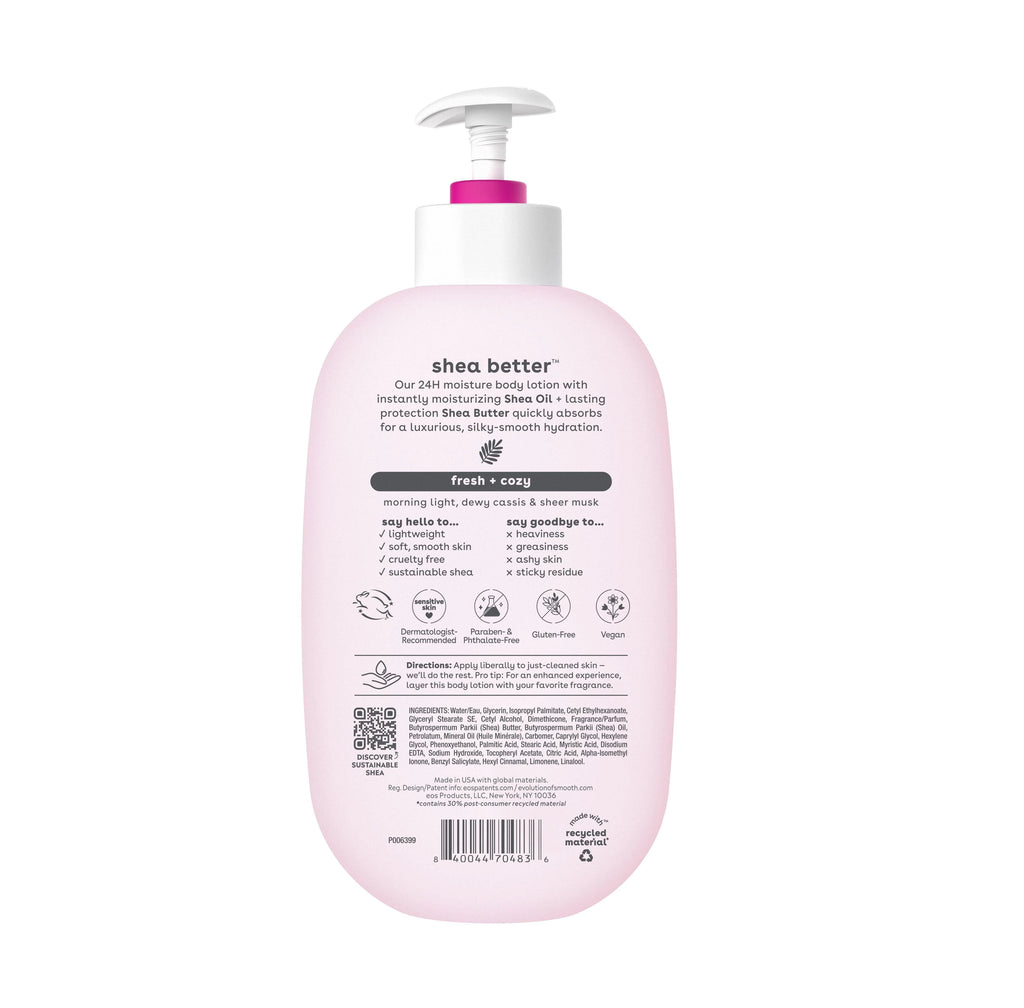 eos Shea Better Body Lotion Fresh & Cozy, 16 fl oz Z787