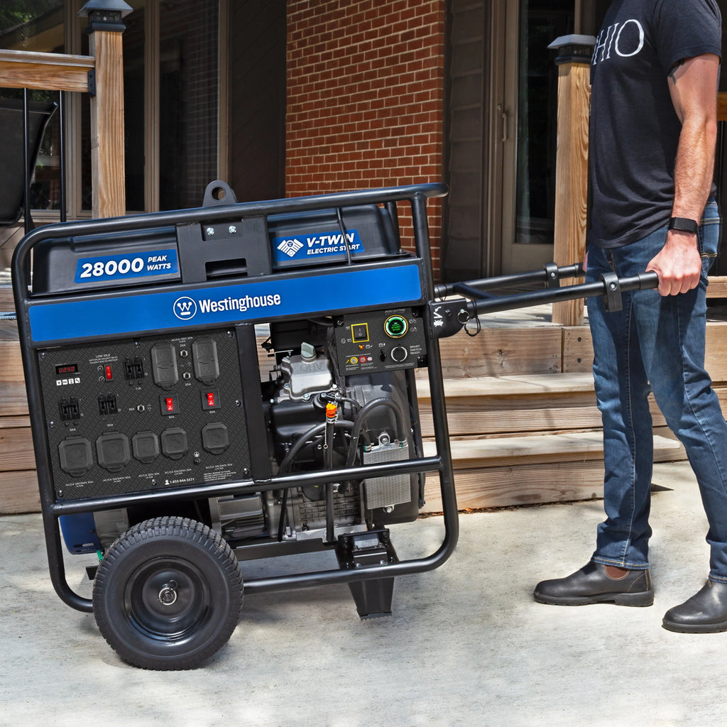 Westinghouse 28,000 Peak Watt Home Backup Portable Generator with Remote Electric Start U8265