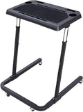 Racketon Large Panel Height Adjustable Bike Trainer Desk Portable Workstation Standing Desk Indoor Cycling Fitness Desk