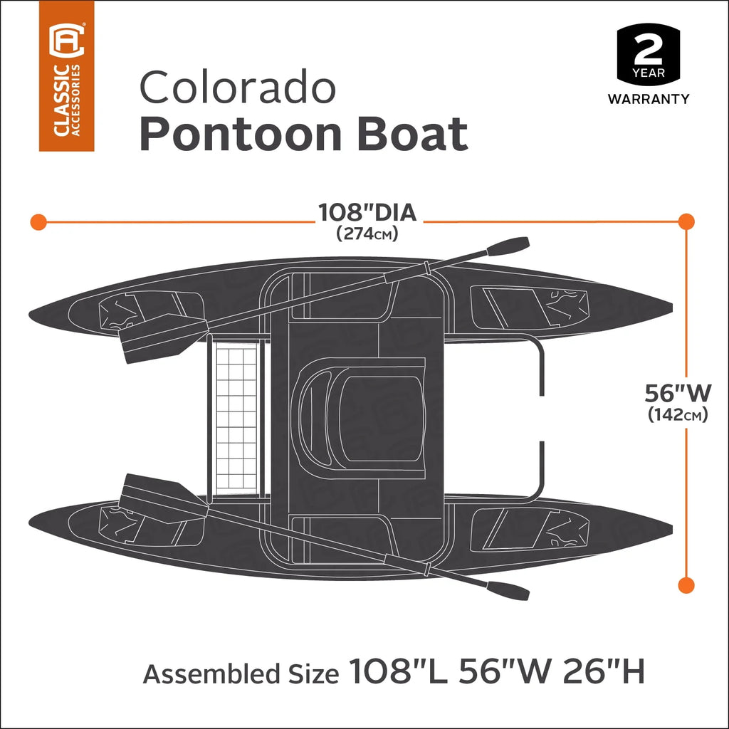 Classic Accessories Colorado Pontoon Boat D4360