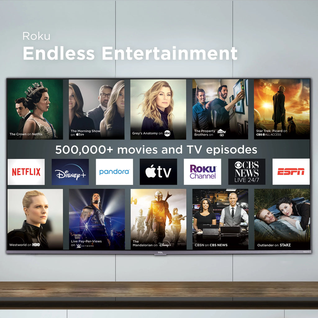 TCL 43" 4-Series 4K UHD HDR Roku Smart TV W9791