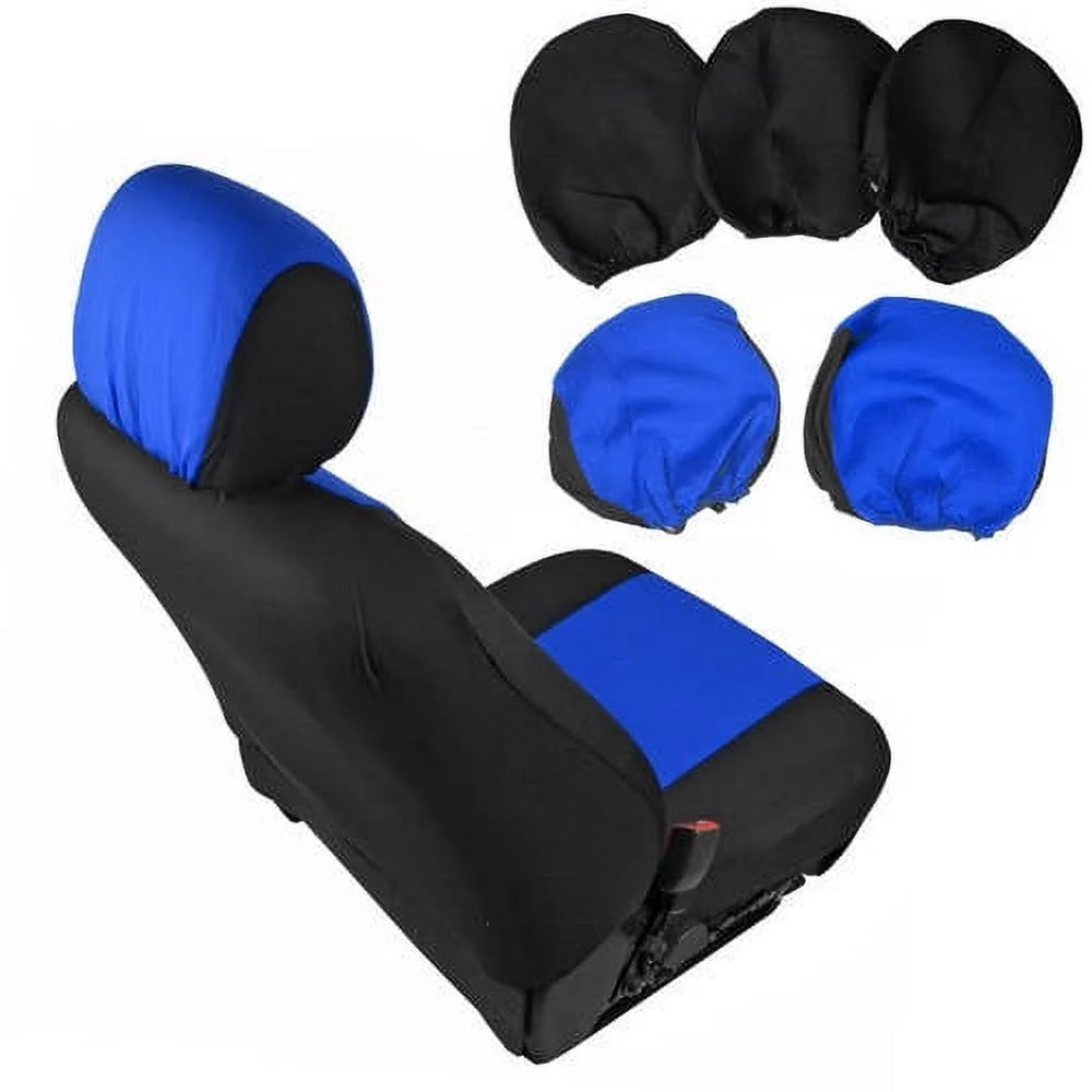 BDK Car Seat Covers 9pc Polyester, High Back Rear Bench O565