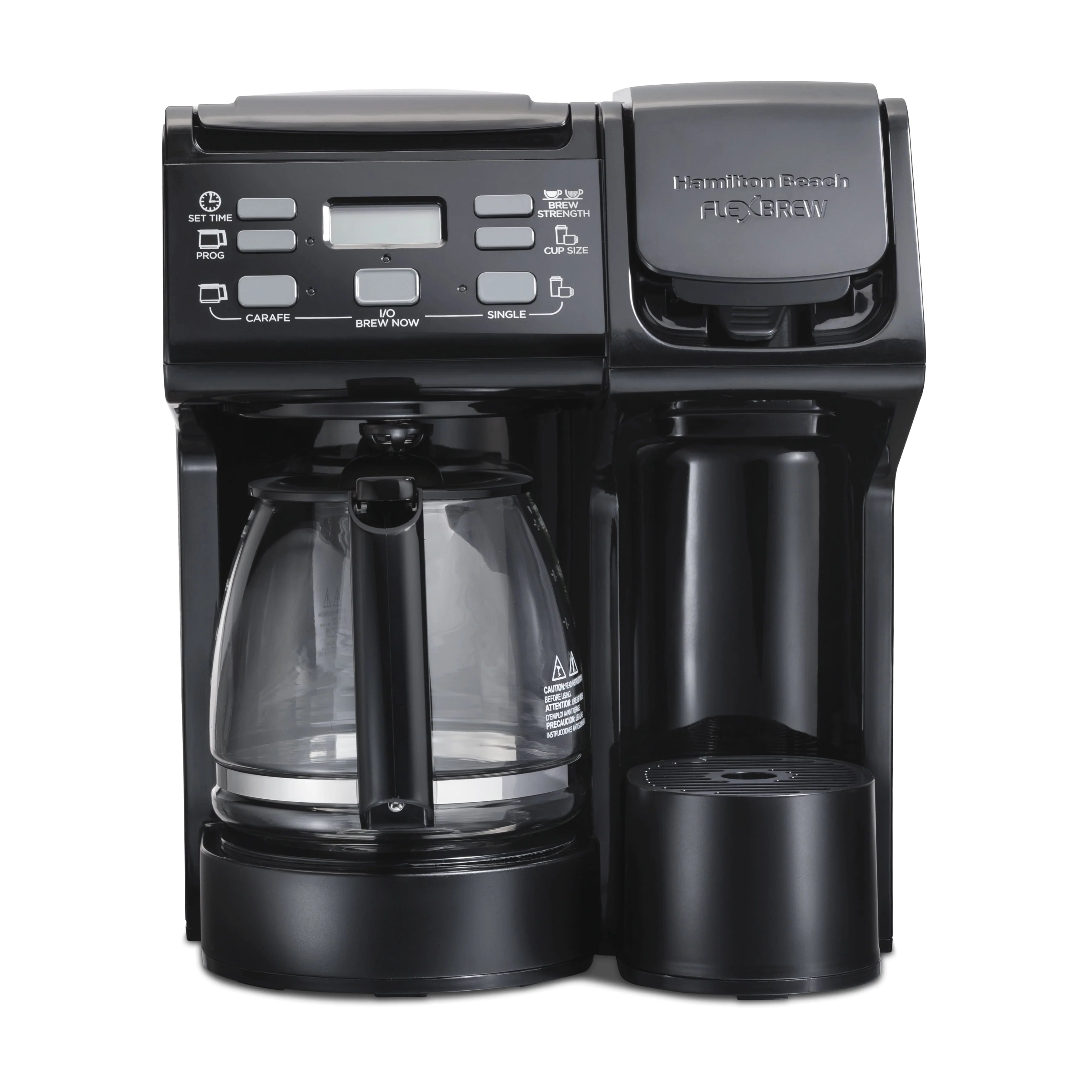 Hamilton Beach FlexBrew Trio Coffee Maker, Single Serve or 12 Cups, Black O620103