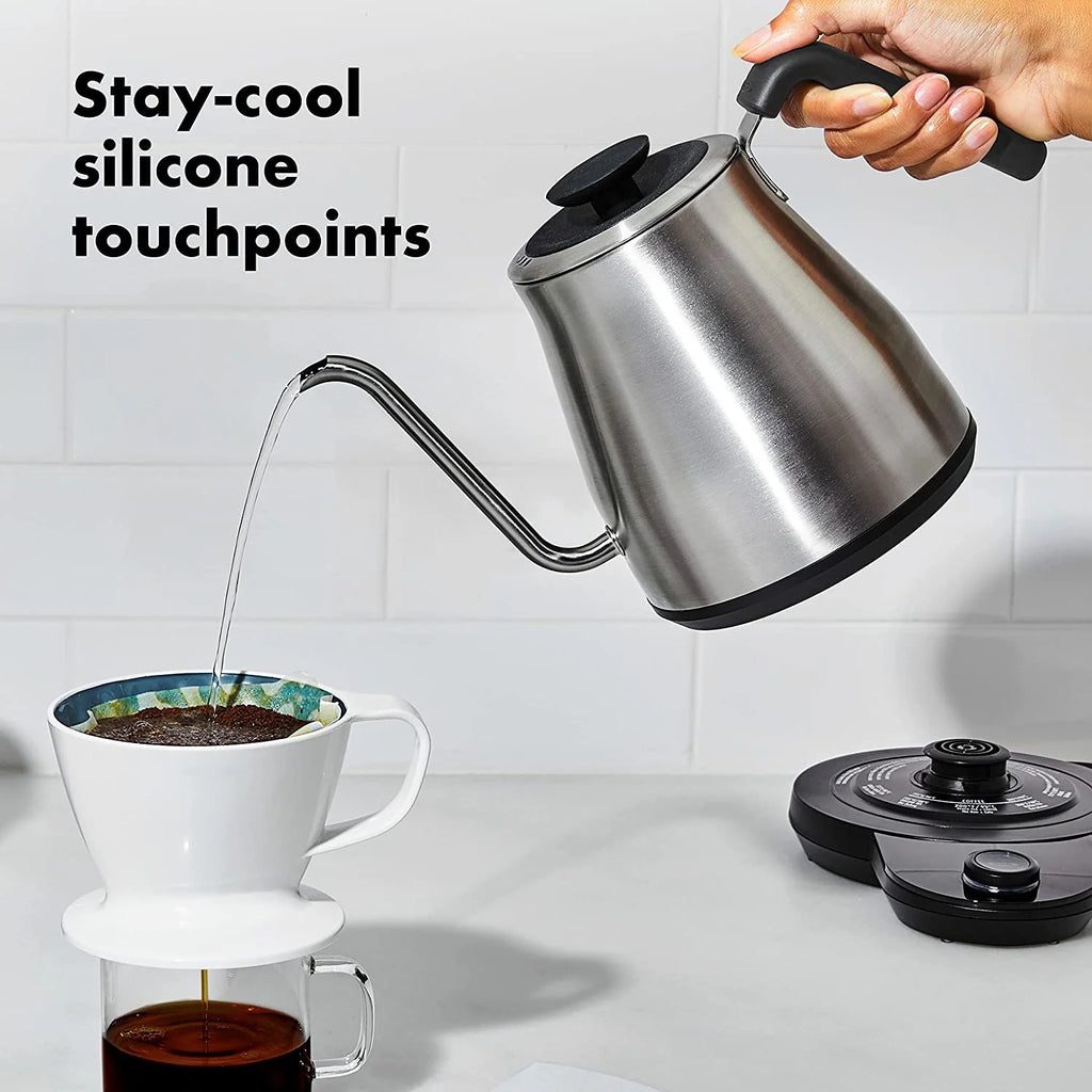 OXO Brew Gooseneck Electric Kettle 1L Stainless Steel H181