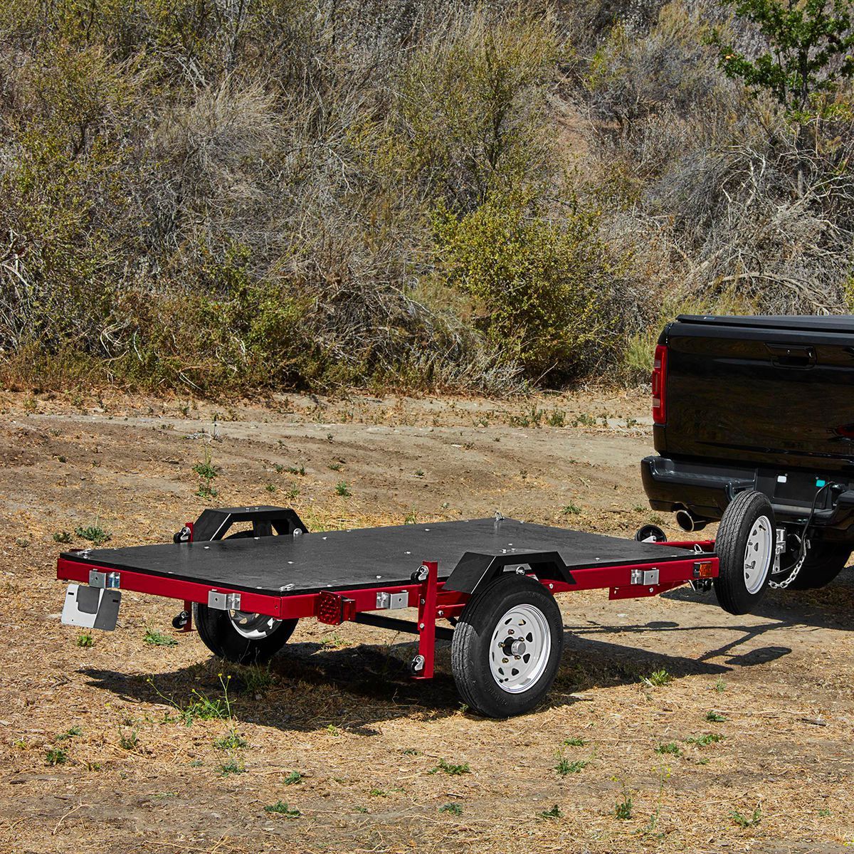 HAUL-MASTER 1720 lb. Capacity 4 ft. x 8 ft. Folding Trailer K33488