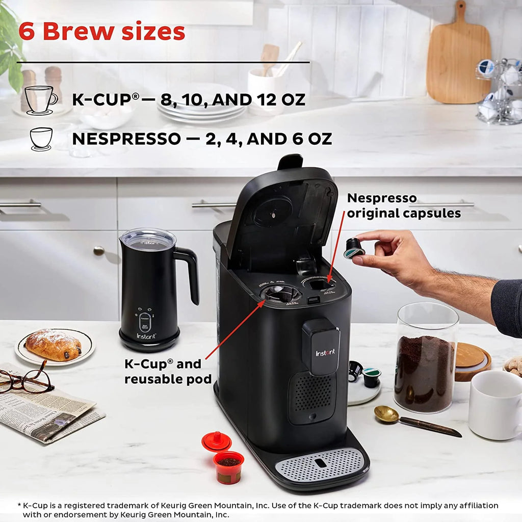 Instant Dual Pod Plus 2-in-1 Coffee and Espresso Maker S943