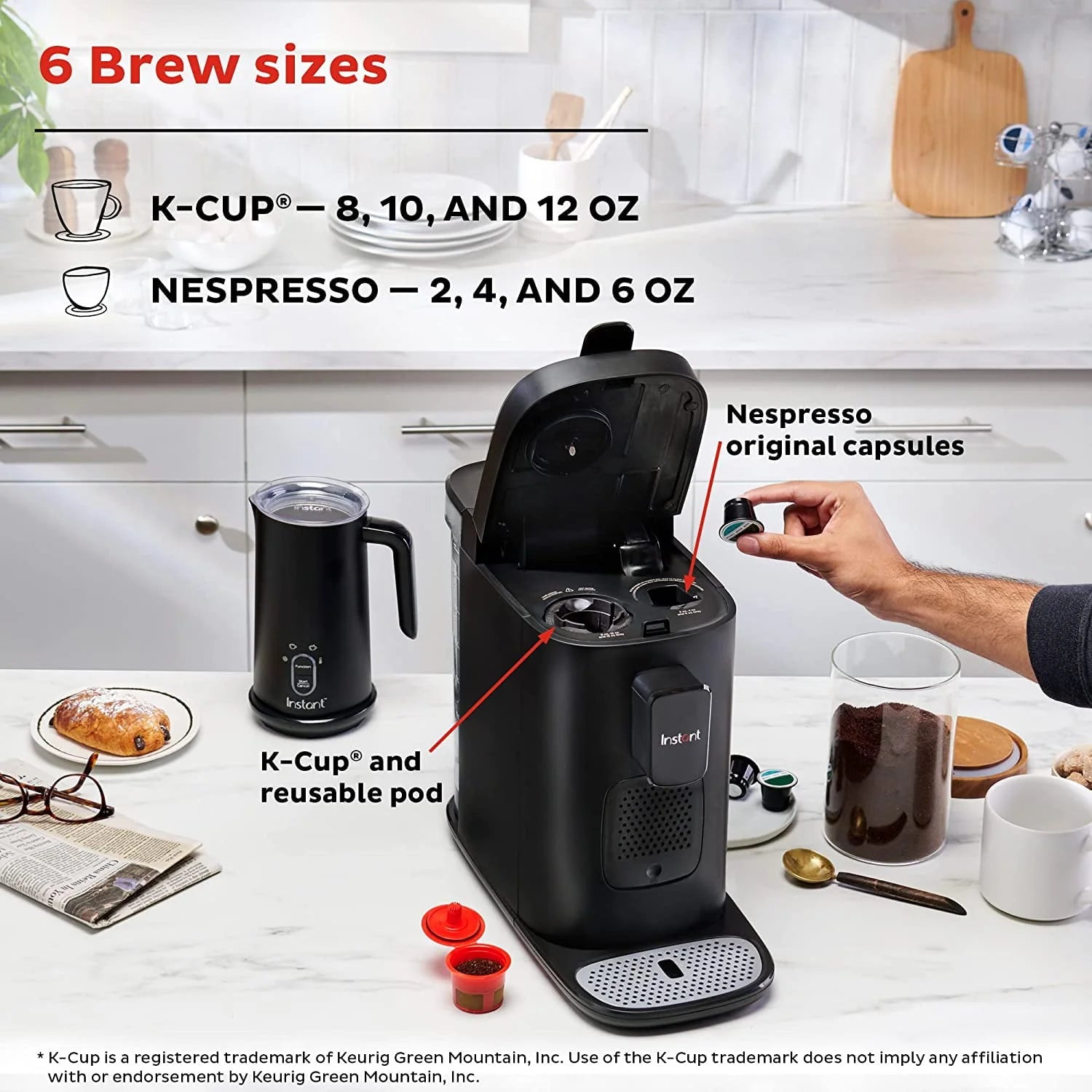 Instant Dual Pod Plus 2-in-1 Coffee and Espresso Maker S943