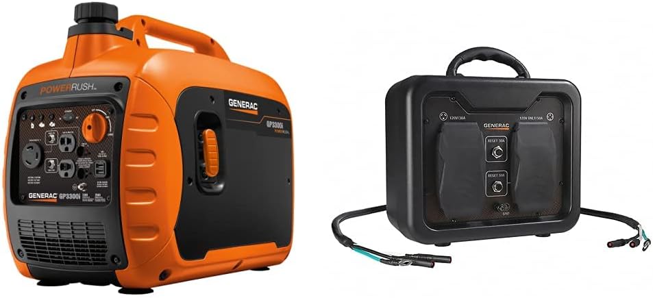 Generac GP3500iO Inverter Generator - 3500 Starting Watts, RV Ready I499