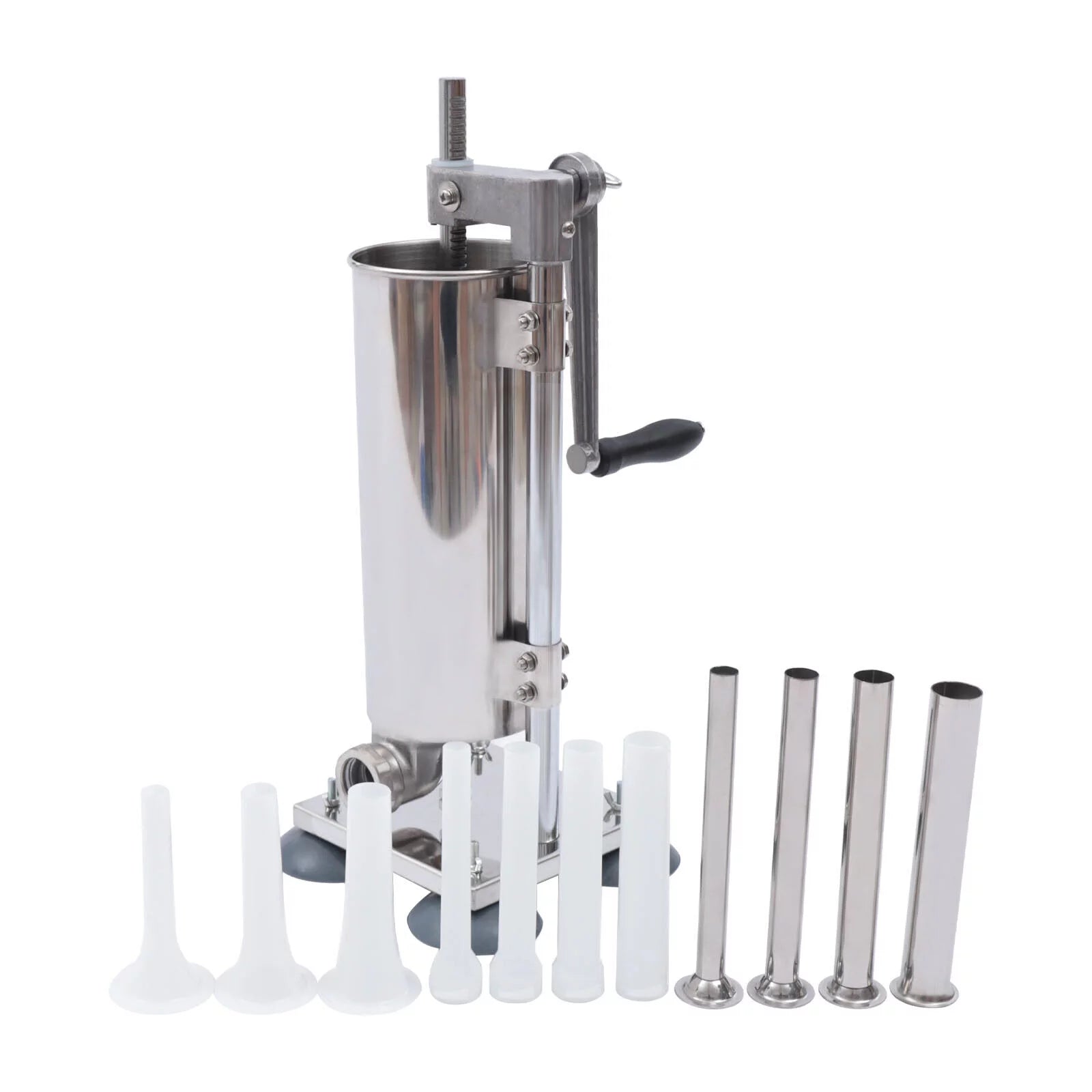 Miumaeov 3L Manual Sausage Stuffer Stainless Steel Vertical Sausage Maker C311156