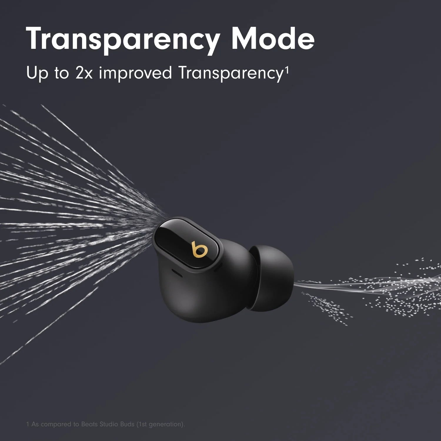 Beats Studio Buds True Wireless Noise Cancelling Earbuds - Black/Gold T3994
