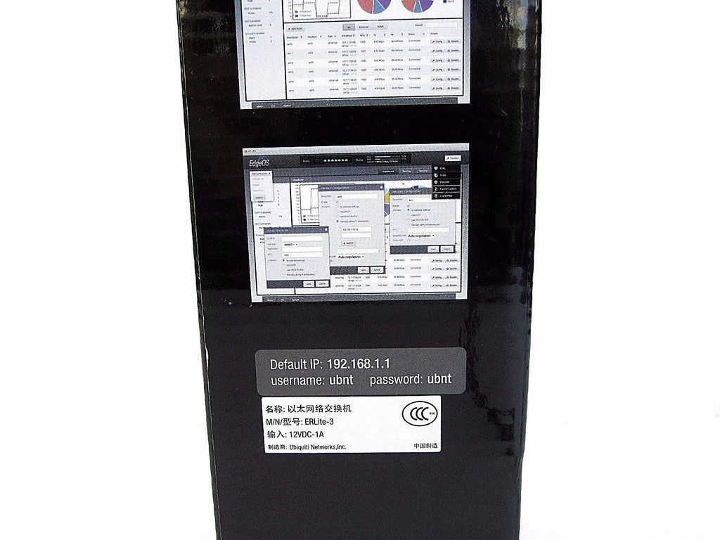 Ubiquiti EdgeRouter Lite Gigabit Ethernet Router ERLite-3 T976