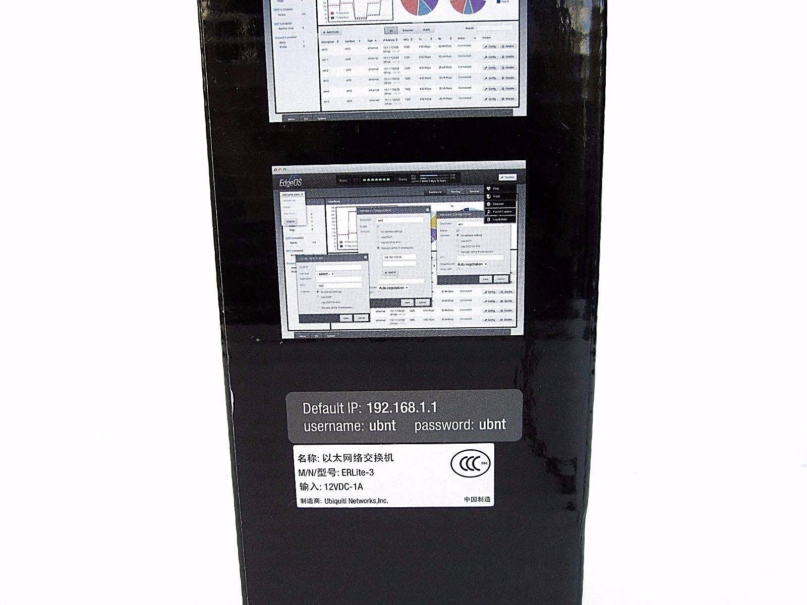 Ubiquiti EdgeRouter Lite Gigabit Ethernet Router ERLite-3 T976