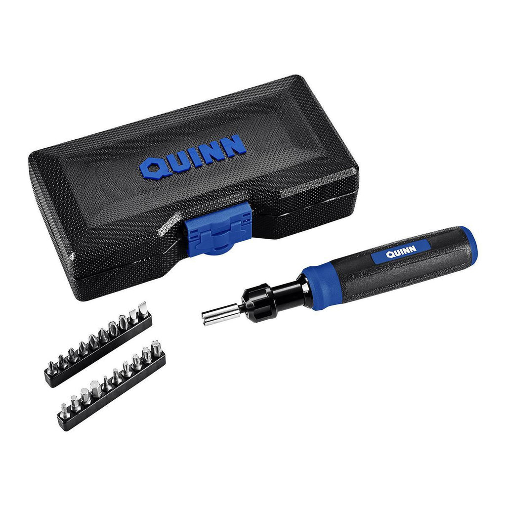 QUINN 10 to 50 in-lb Precision Torque Screwdriver Set, 22-Piece