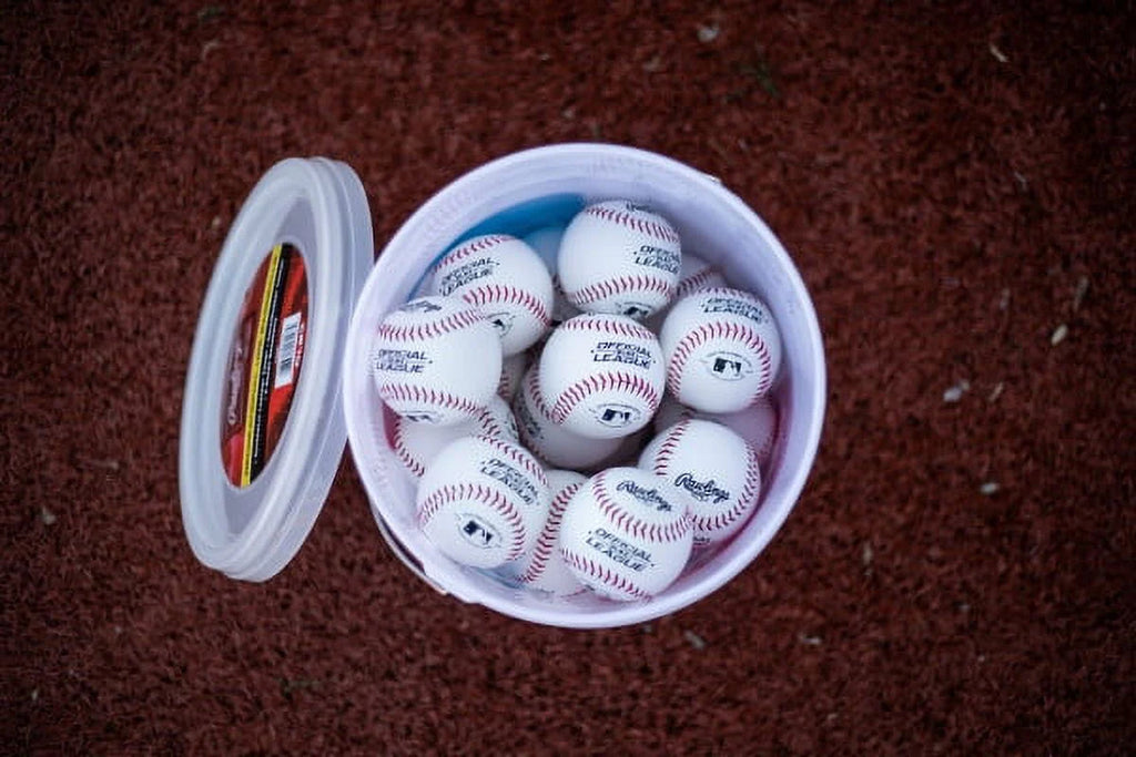 Rawlings Bucket of Official League Recreational Grade OLB3 Baseballs (24 Pack) T5639