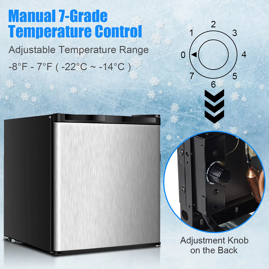 STAKOL 1.1 cu.ft. Compact Single Door Mini Upright Freezer H880