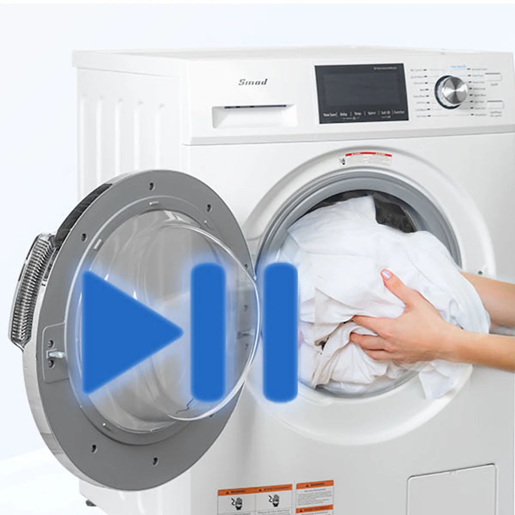 Smad 2.7 Cu Ft Compact Front Load Washing Machine with Quiet Inverter Motor X3661
