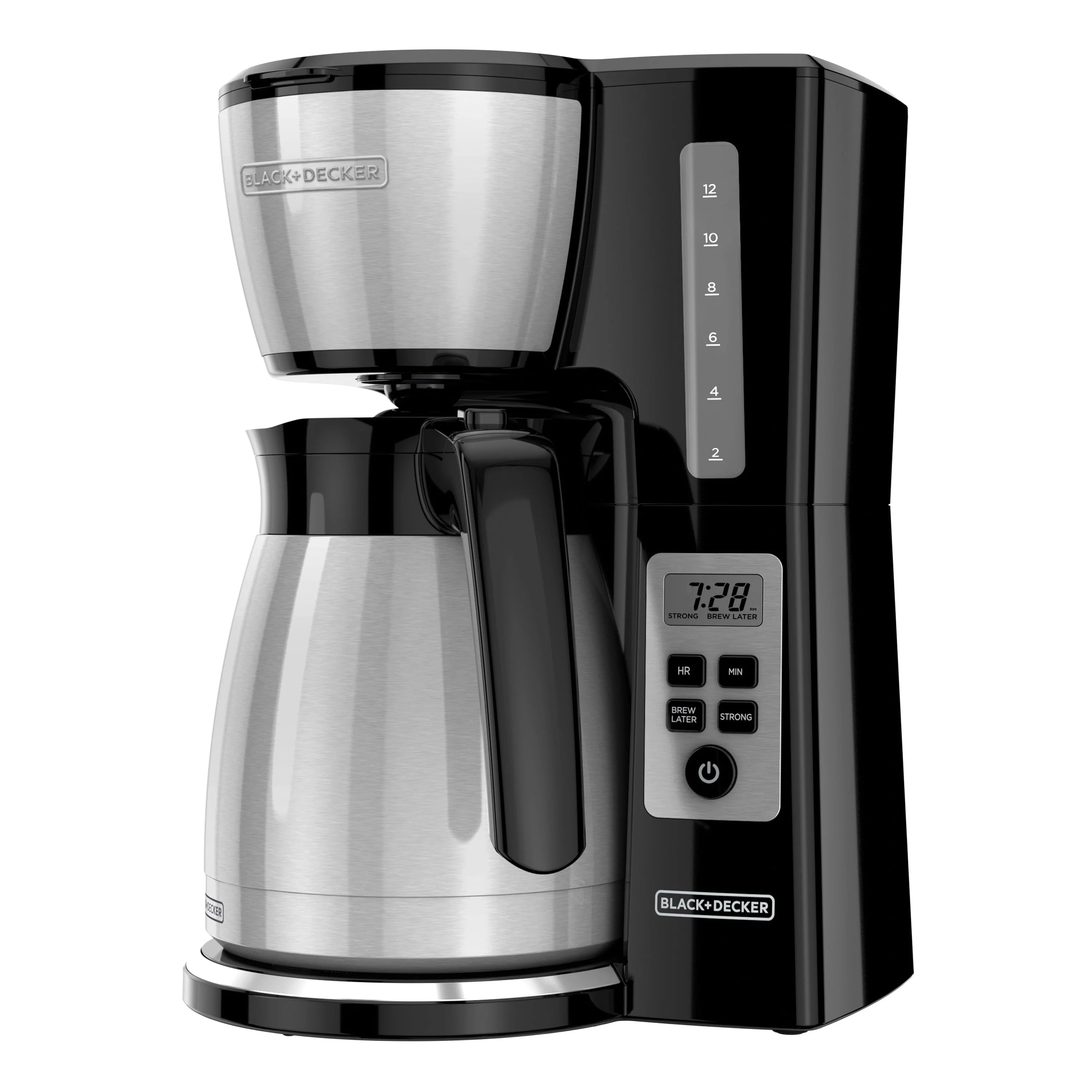 BLACK+DECKER 12-Cup Thermal Programmable Coffeemaker CM2046S G96800